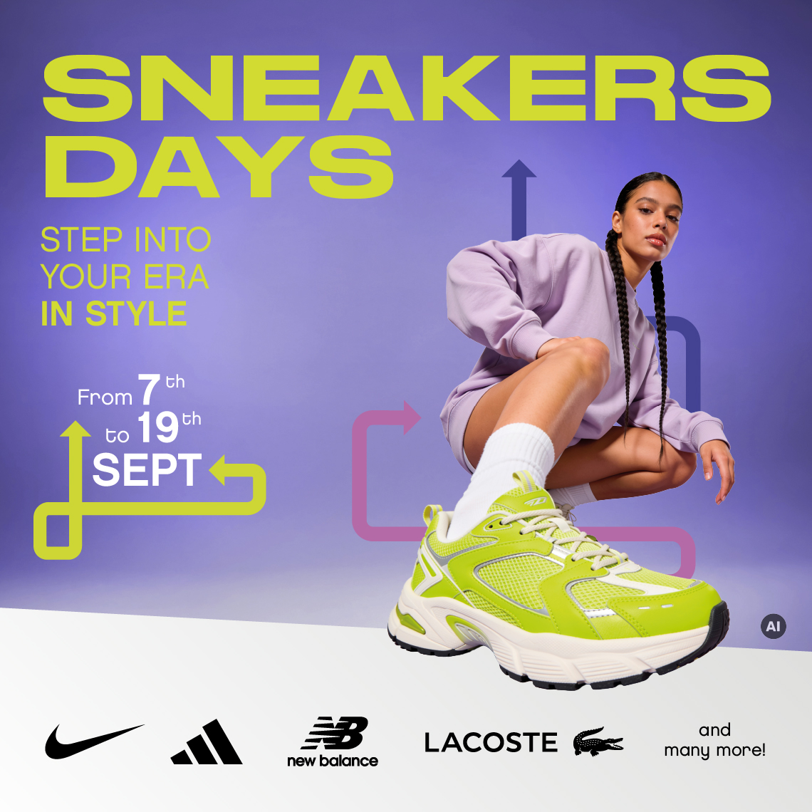 women wearing sneakers